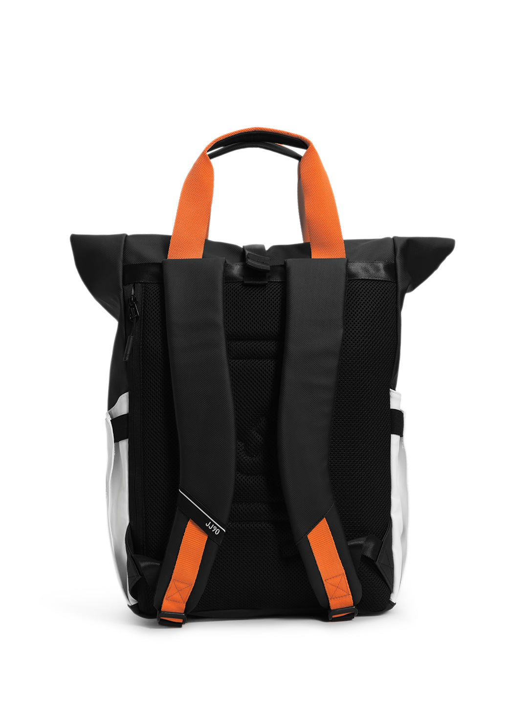Black Moulded Colourblocked Backpack