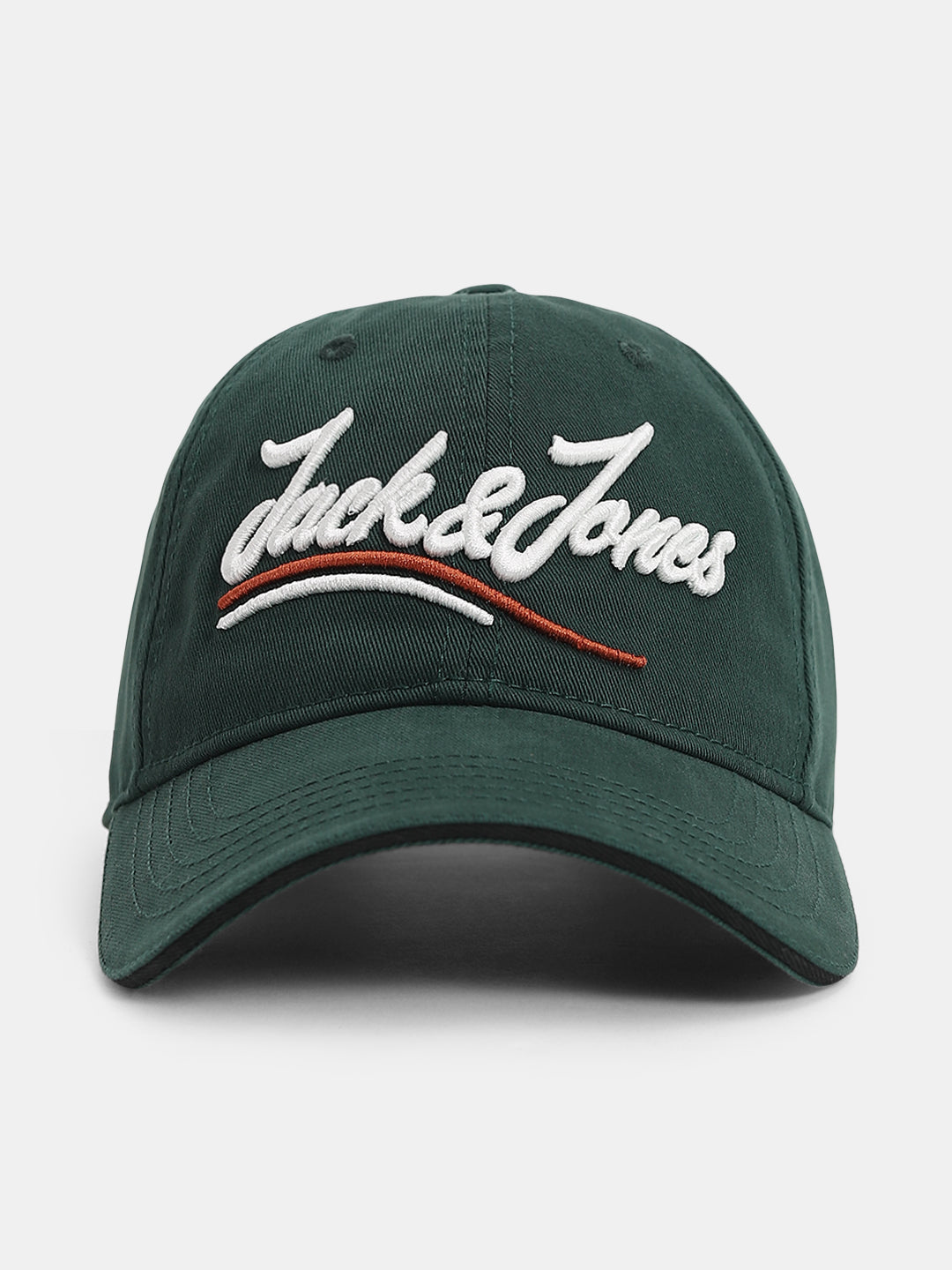 Green Cursive Logo Baseball Cap