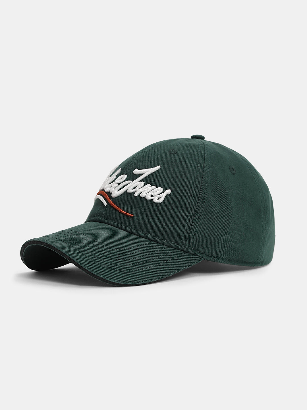Green Cursive Logo Baseball Cap