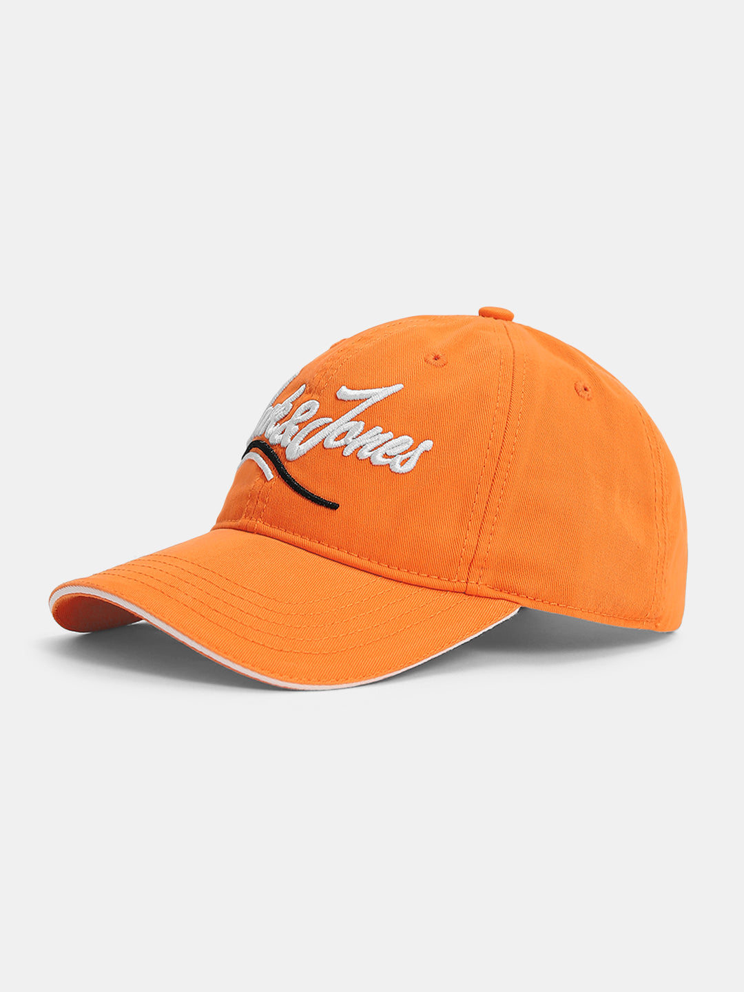 Orange Cursive Logo Baseball Cap