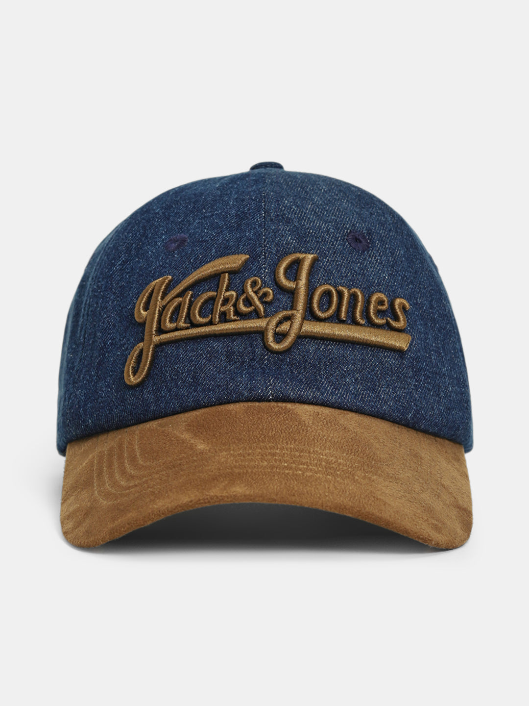 Dual Colour Logo Print Baseball Cap