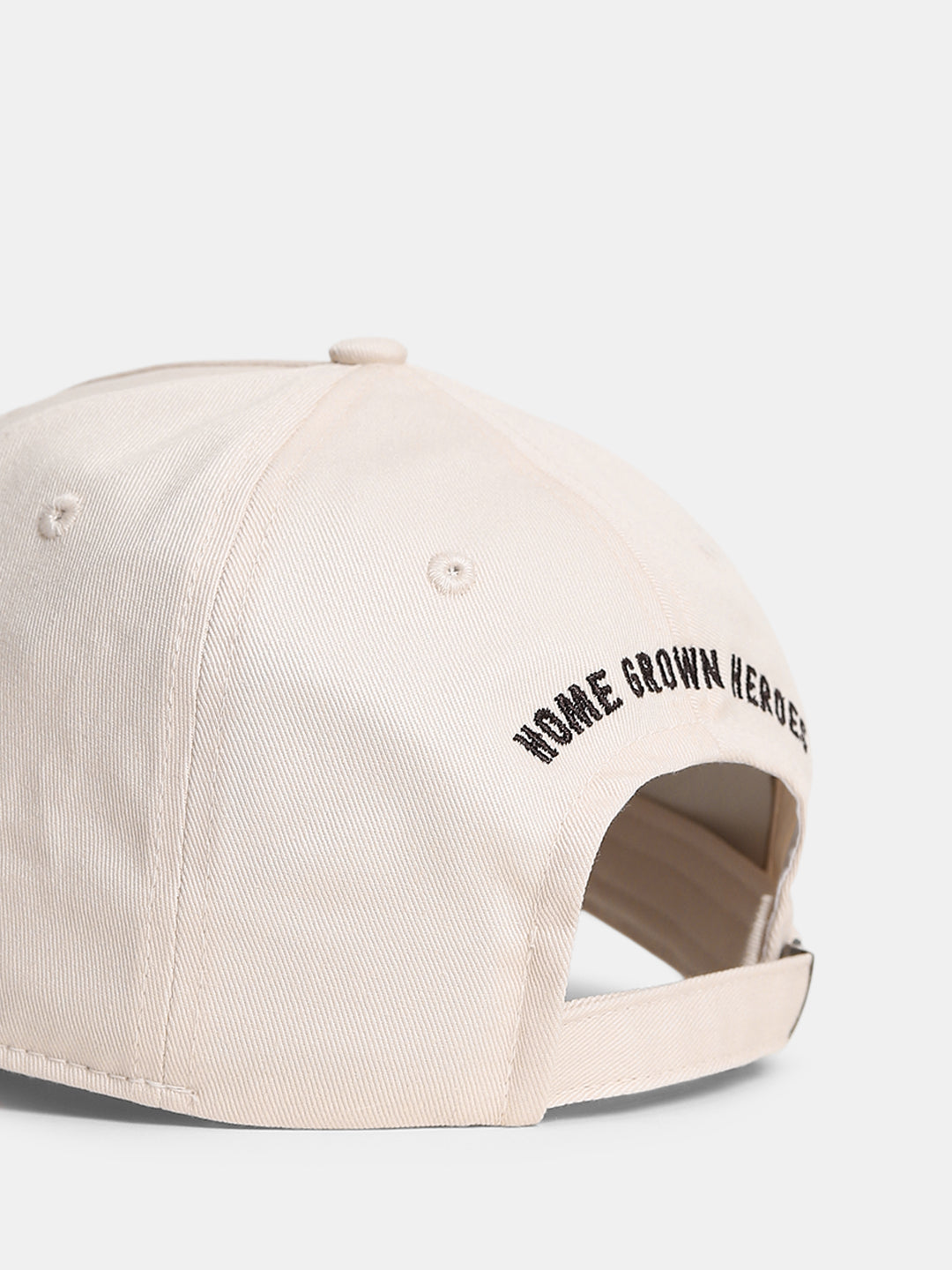 Brown Logo Print Colourblocked Cap
