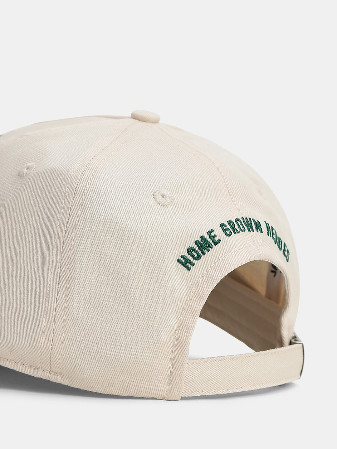 Green Colourblocked Baseball Cap