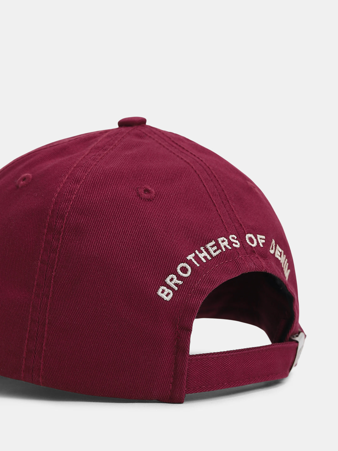 Maroon Ripped Logo Baseball Cap
