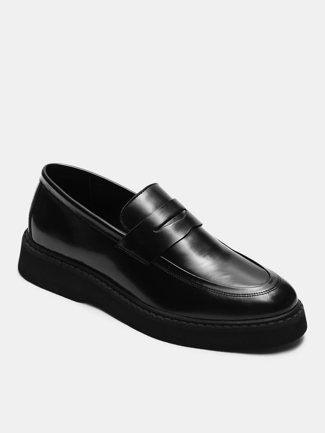Premium Chunky Loafers - Black
