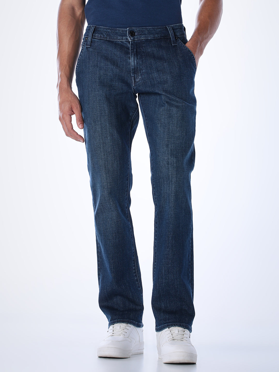 Dark Blue Clark Regular Fit Jeans