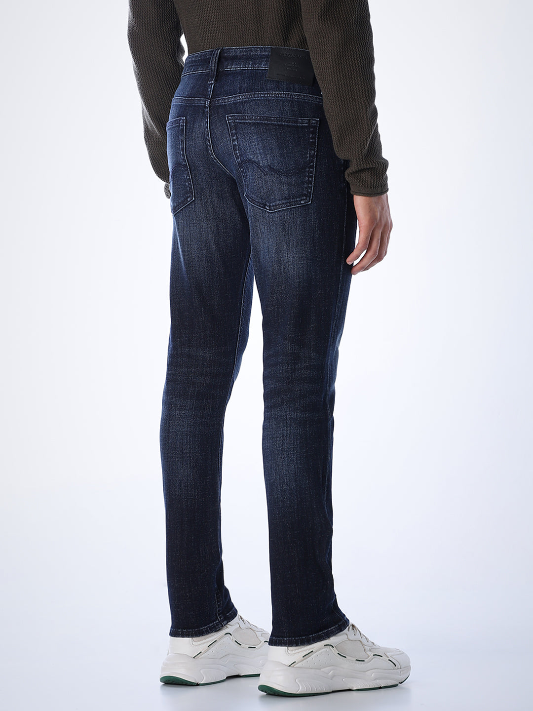 5 Pocket Glenn Slim Fit Jeans - Dark Blue