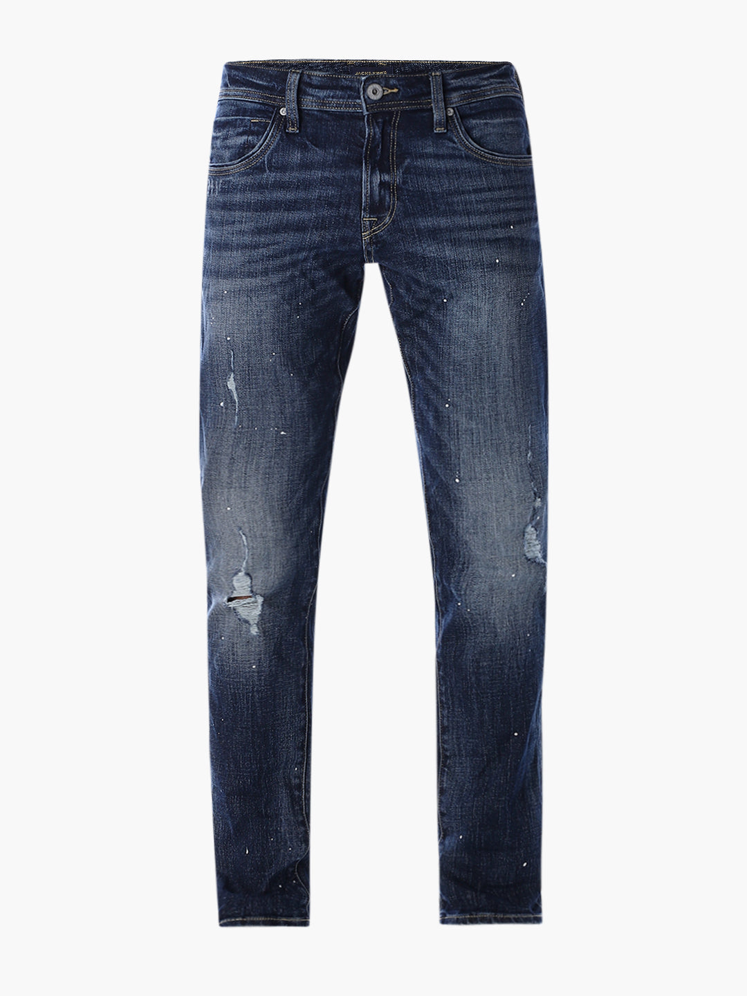 Heavily Distressed Glenn Slim Fit Jeans