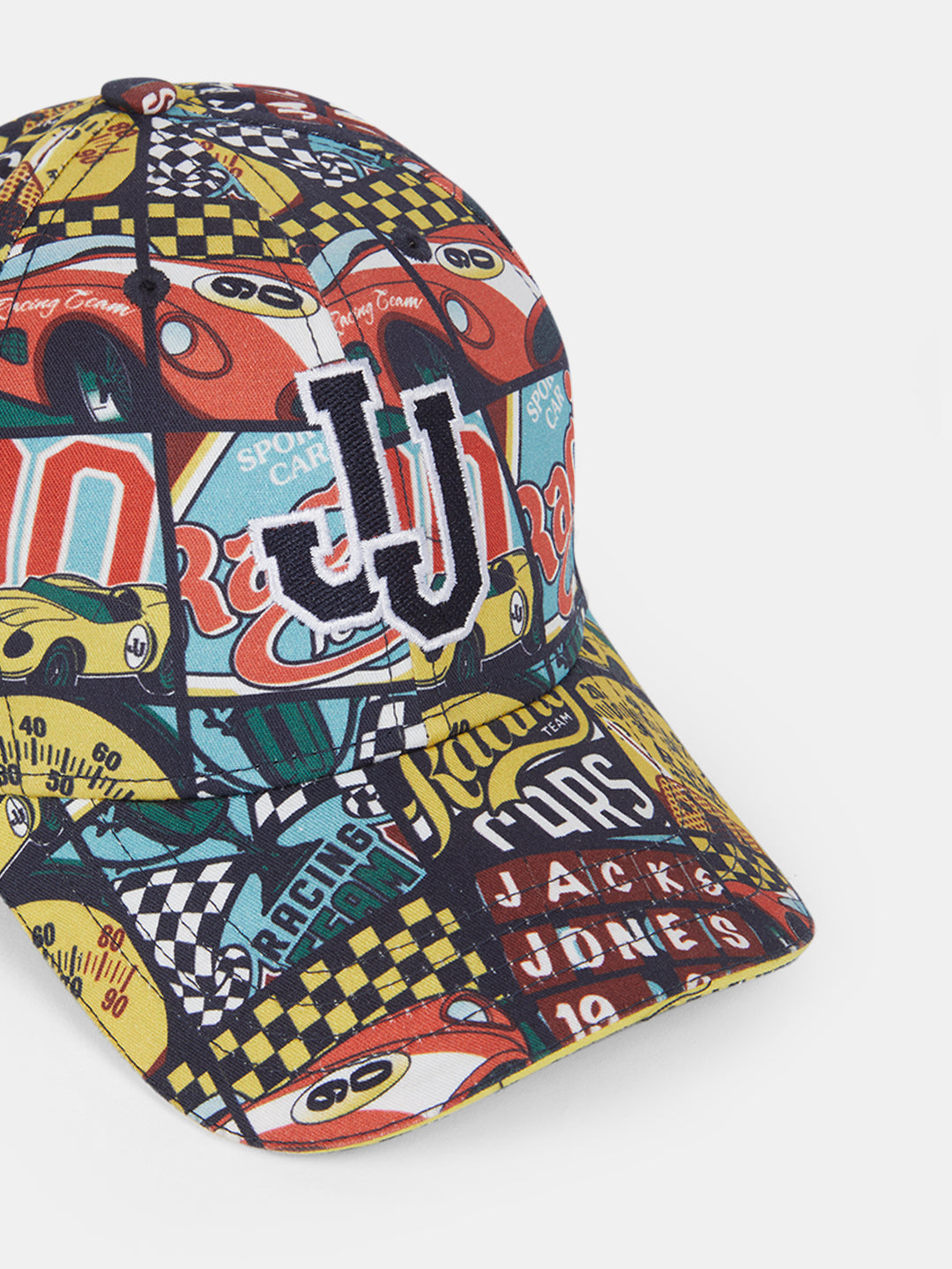 Boys Racer Printed Cotton Cap