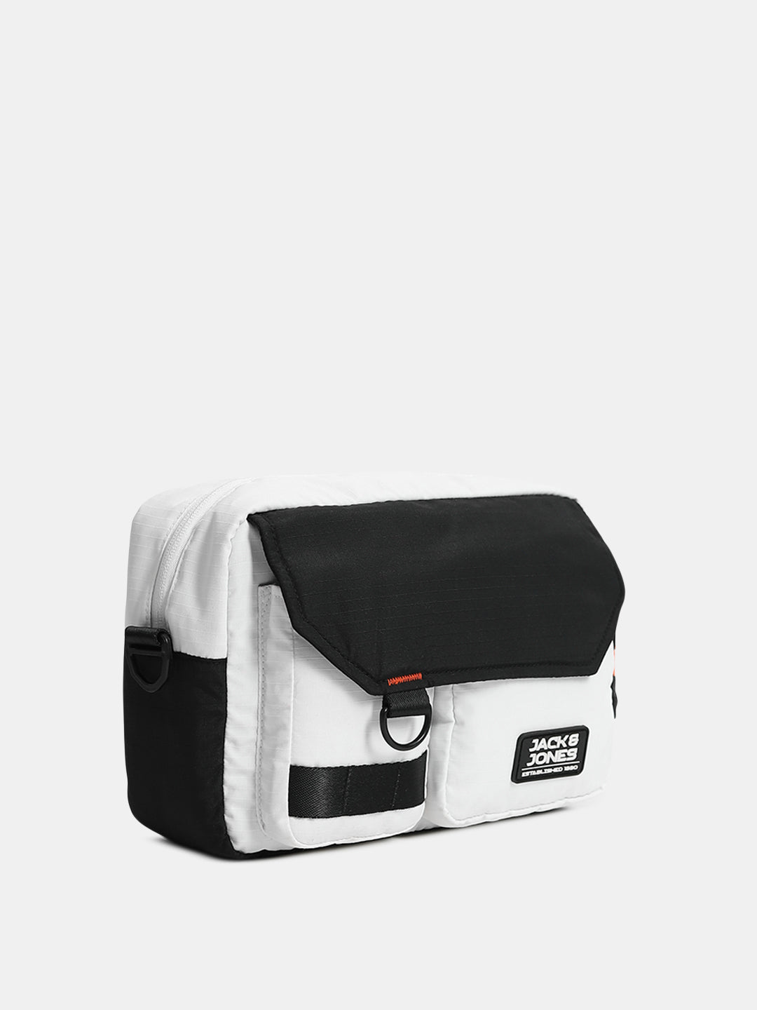 Black Colourblocked Sling Bag