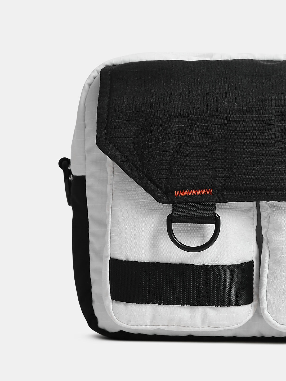 Black Colourblocked Sling Bag