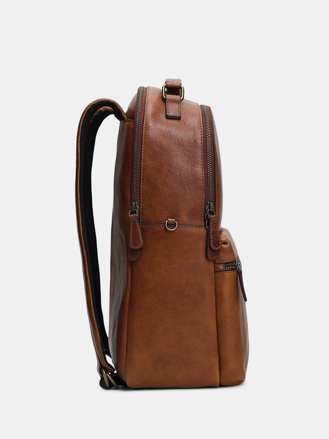 Brown Premium Leather Backpack