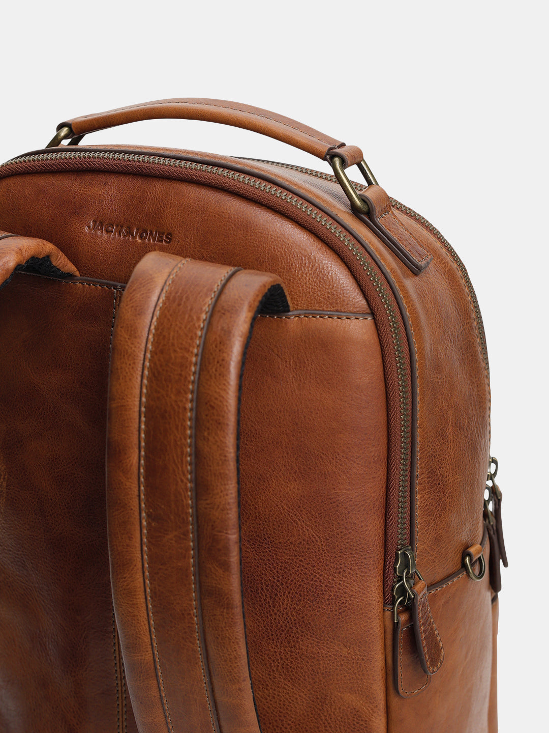 Brown Premium Leather Backpack