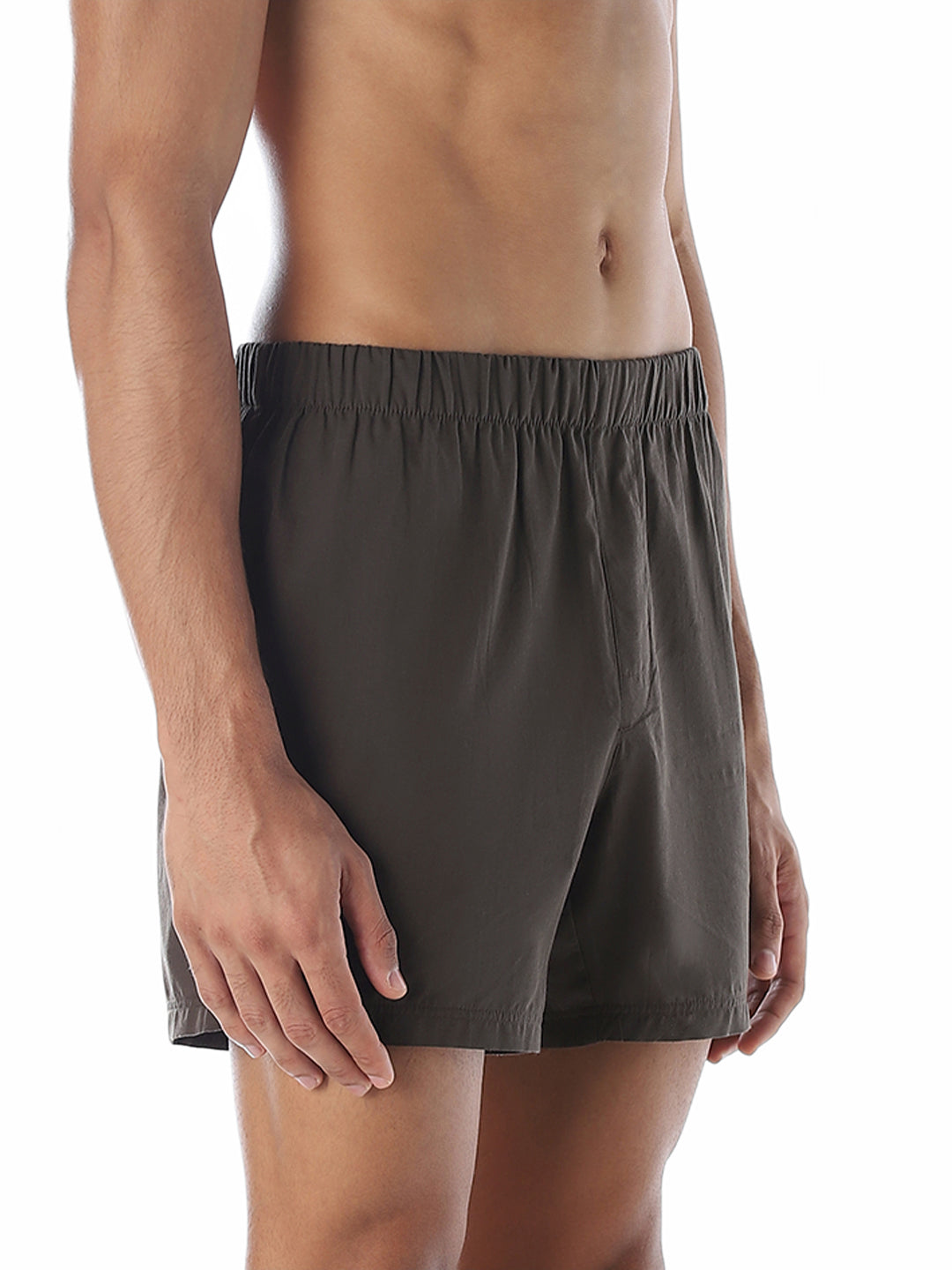 Chocolate Brown Cotton Boxers