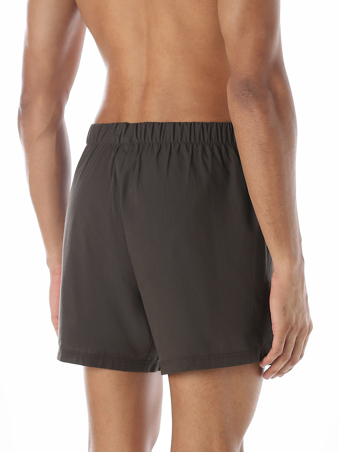 Chocolate Brown Cotton Boxers