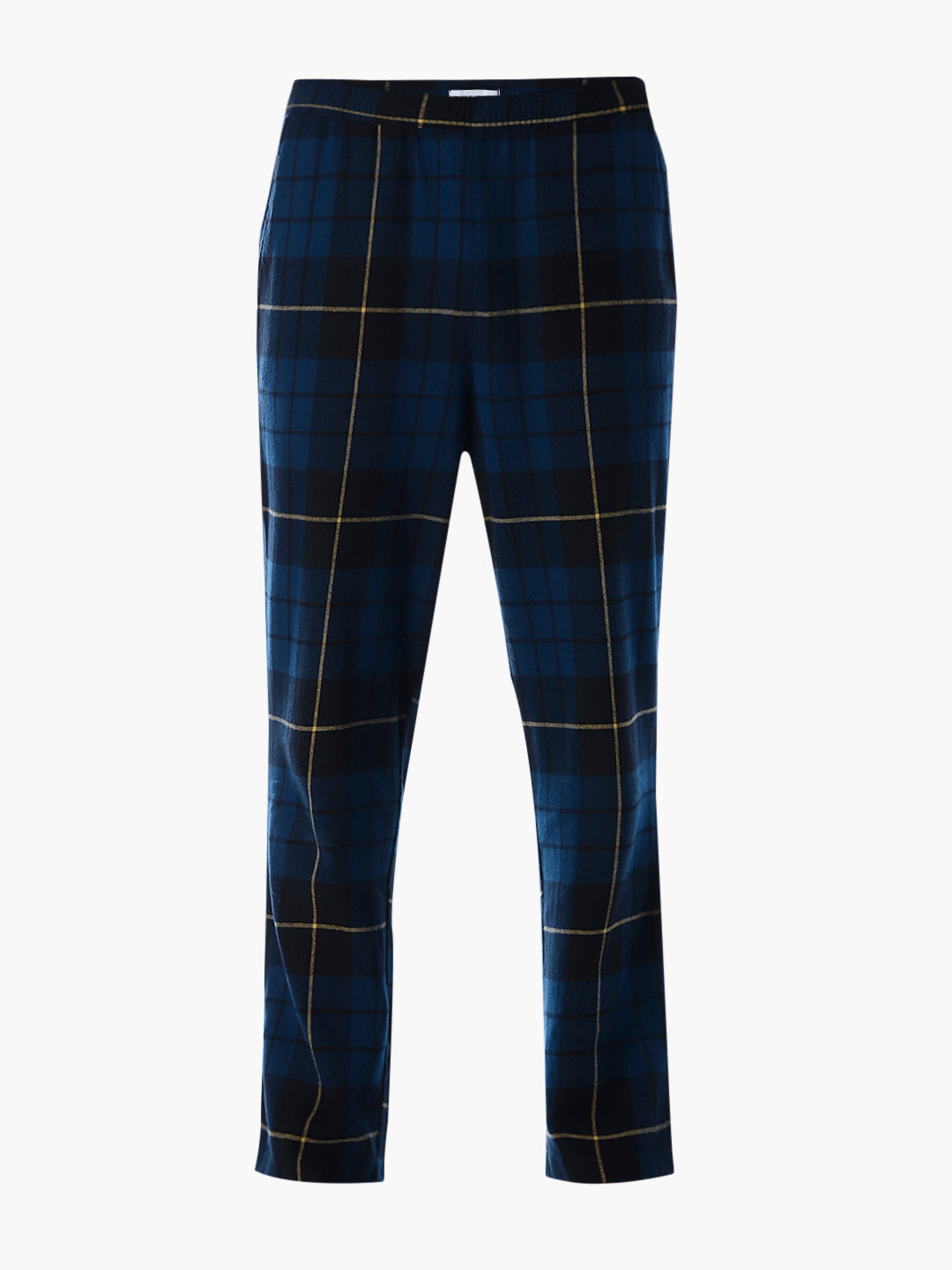 Navy Blue Check Cotton Pyjamas