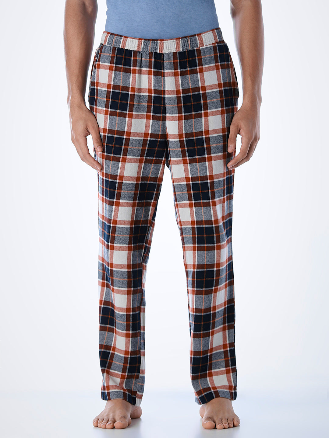 Check Cotton Pyjamas - Red