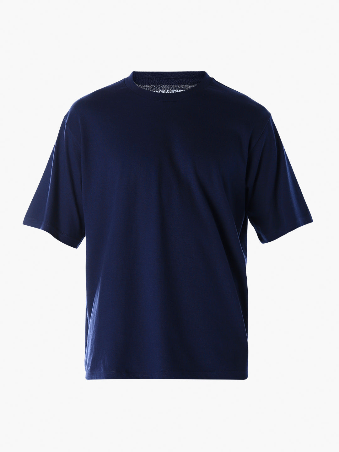 Cotton T-shirt & Pyjamas Set - Dark Blue