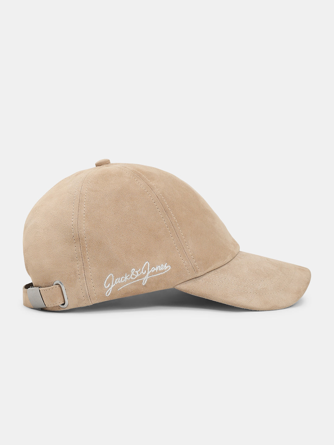 Premium Suede Logo Cap - Beige