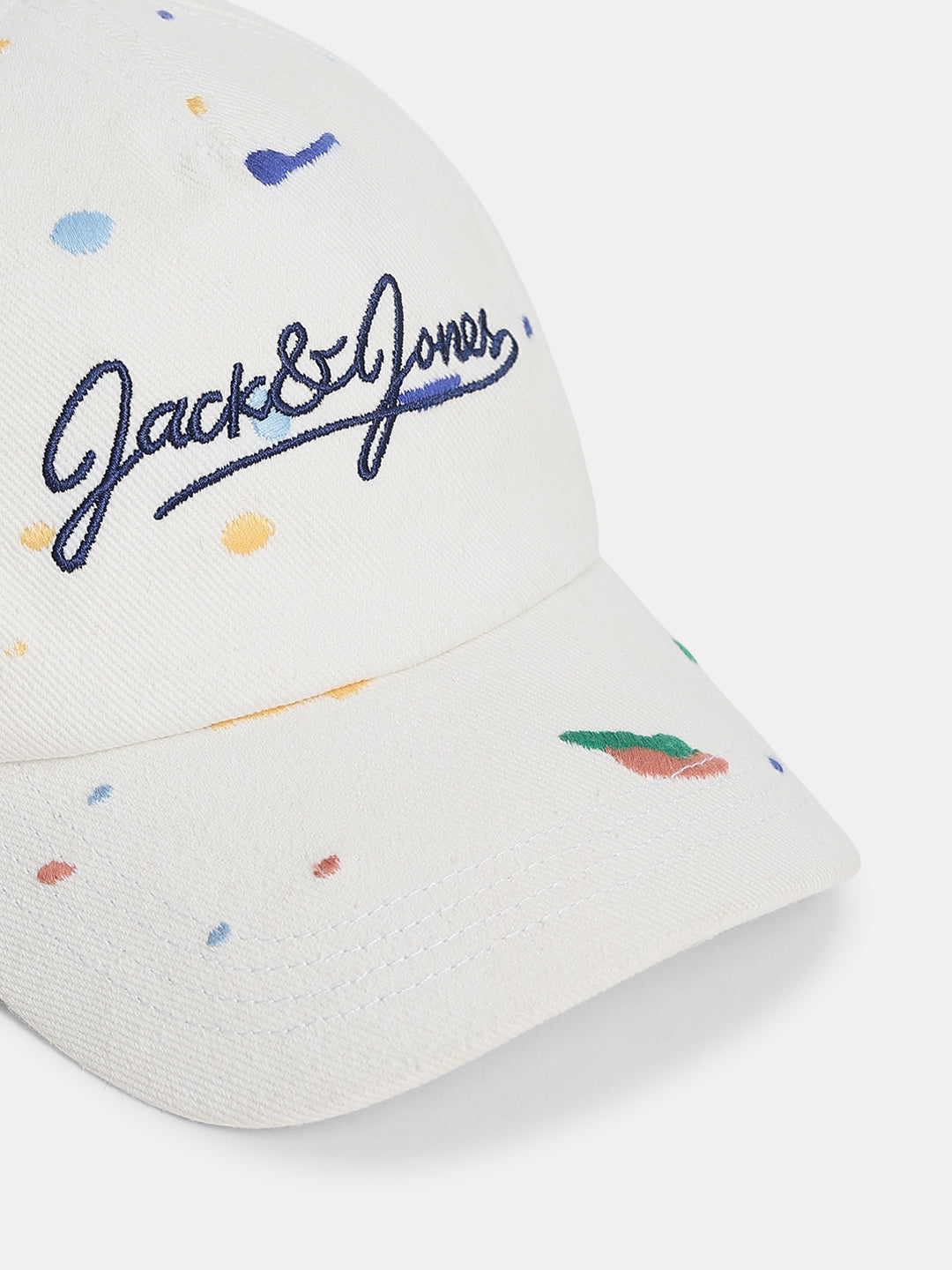 Embroidered Printed Cotton Cap