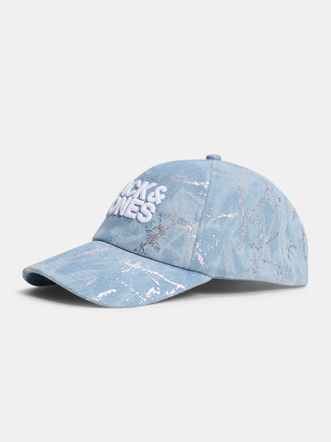 Foil Detail Denim Cap