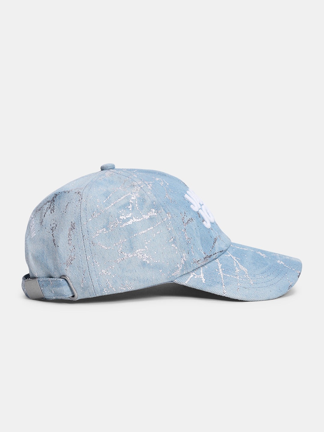 Foil Detail Denim Cap