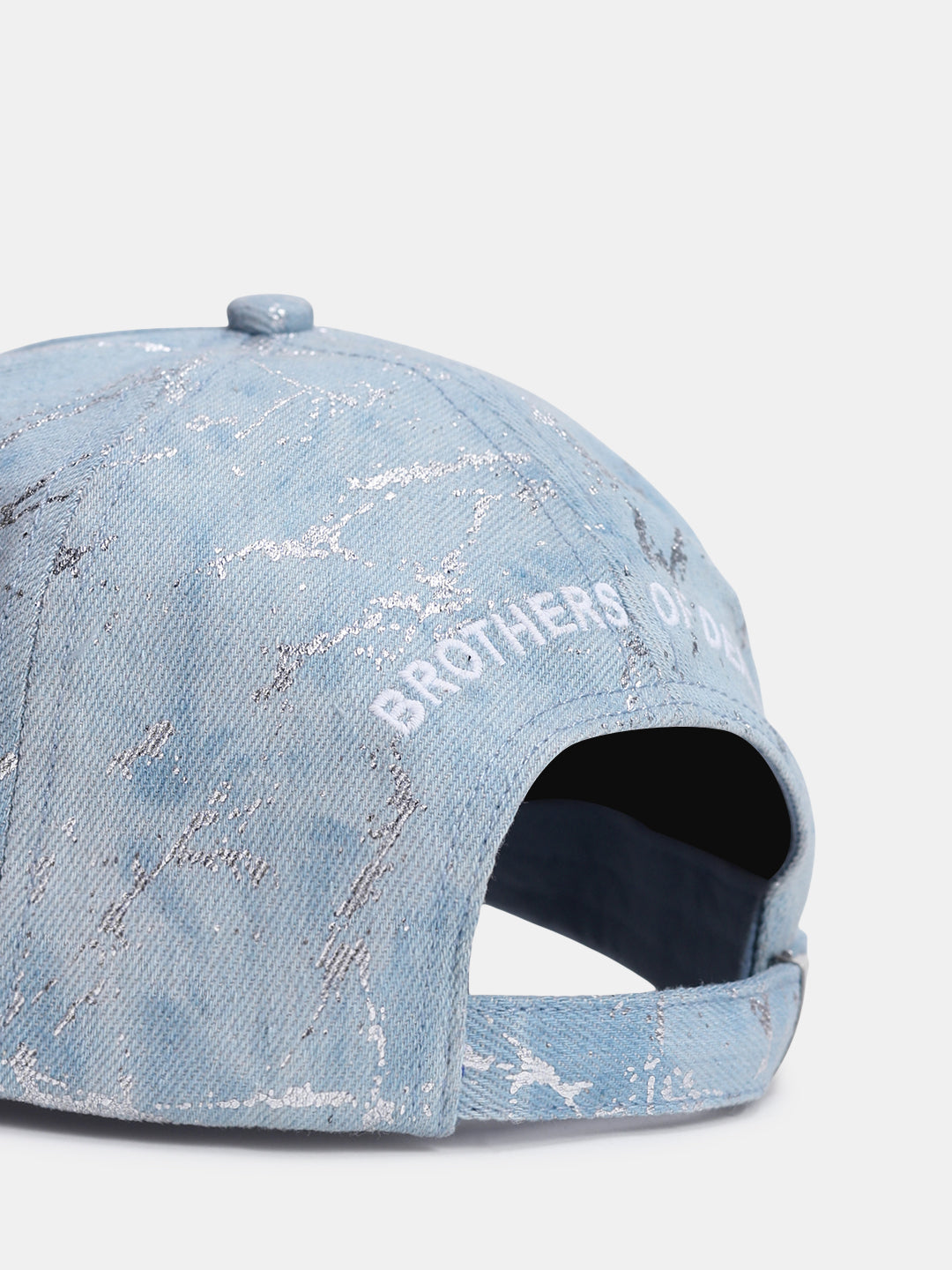 Foil Detail Denim Cap