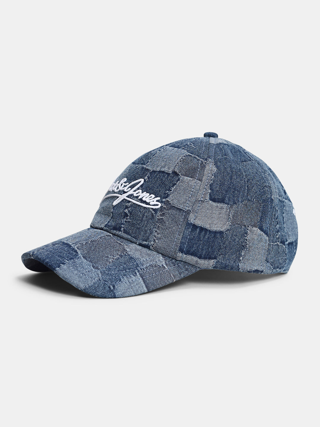Jacquard Logo Print Denim Cap