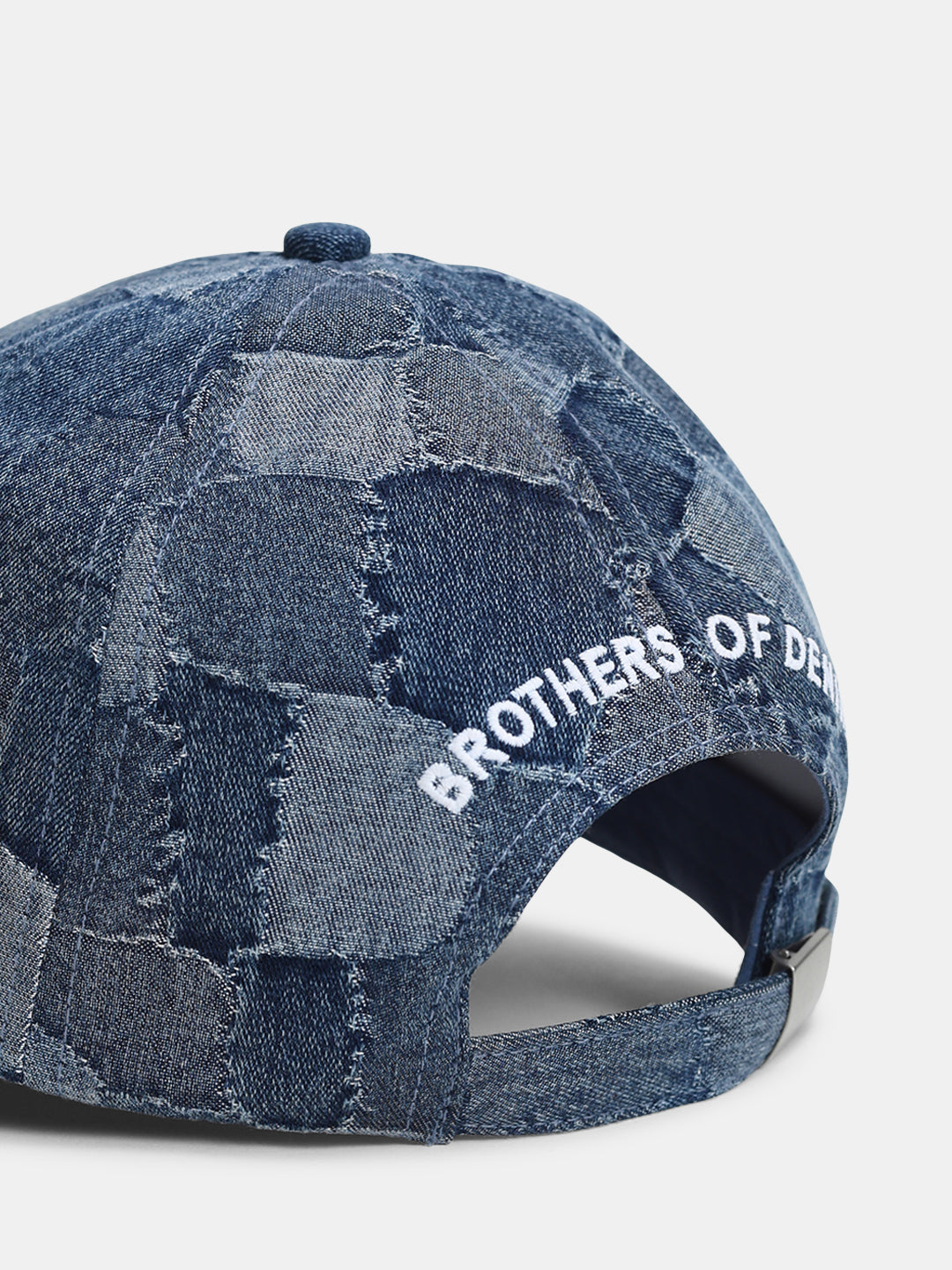 Jacquard Logo Print Denim Cap