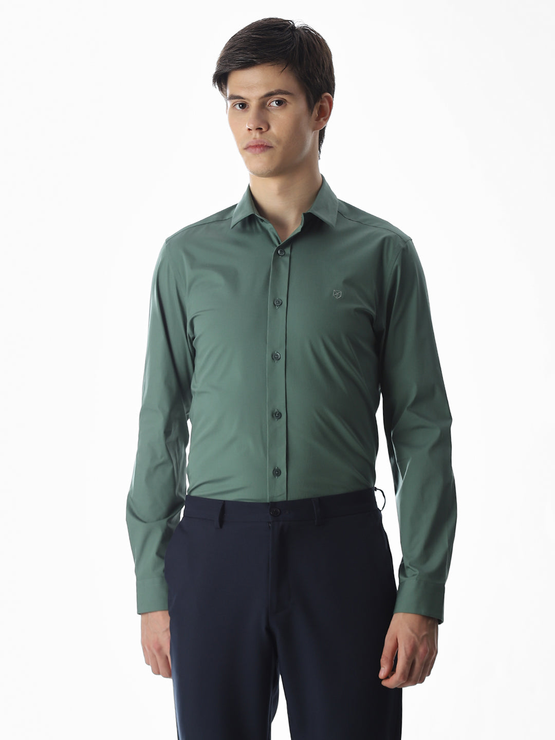 Poplin Stretch Slim Fit Shirt