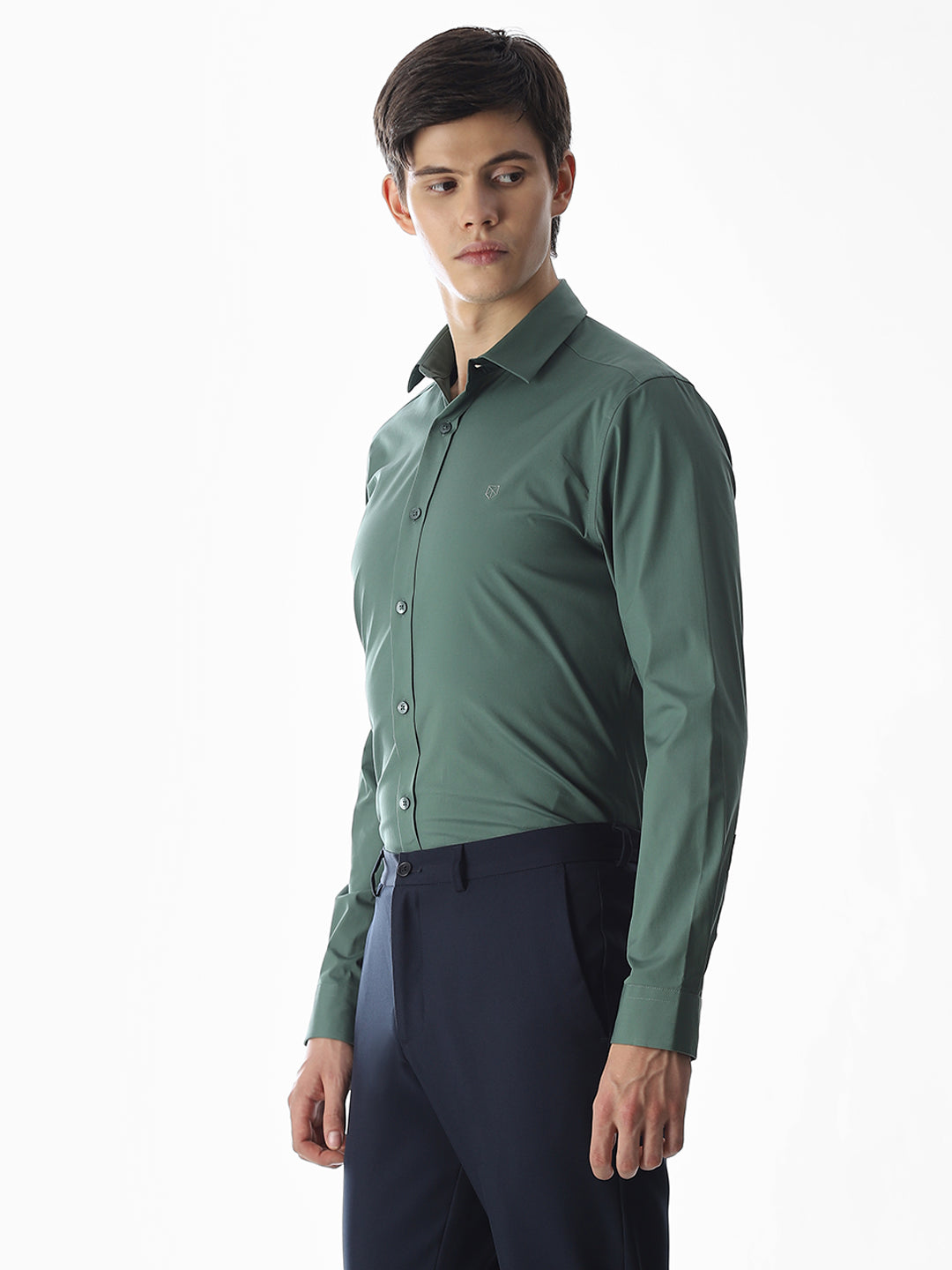 Poplin Stretch Slim Fit Shirt
