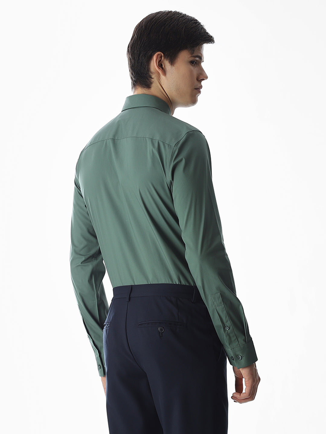 Poplin Stretch Slim Fit Shirt