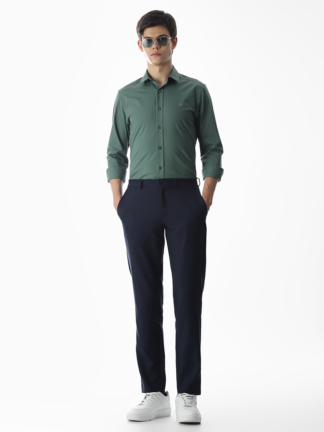 Poplin Stretch Slim Fit Shirt