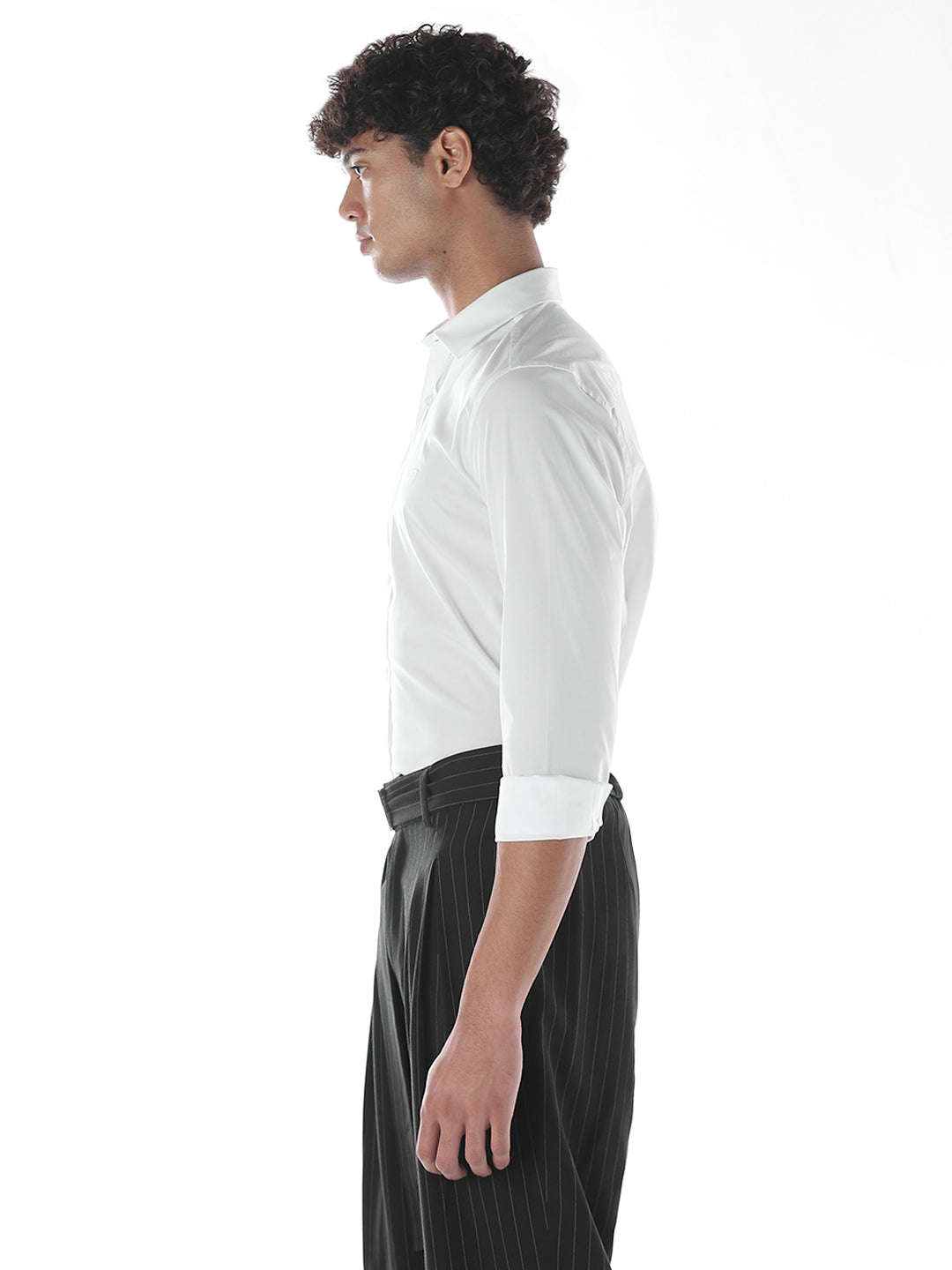 Poplin Stretch Slim Fit Shirt