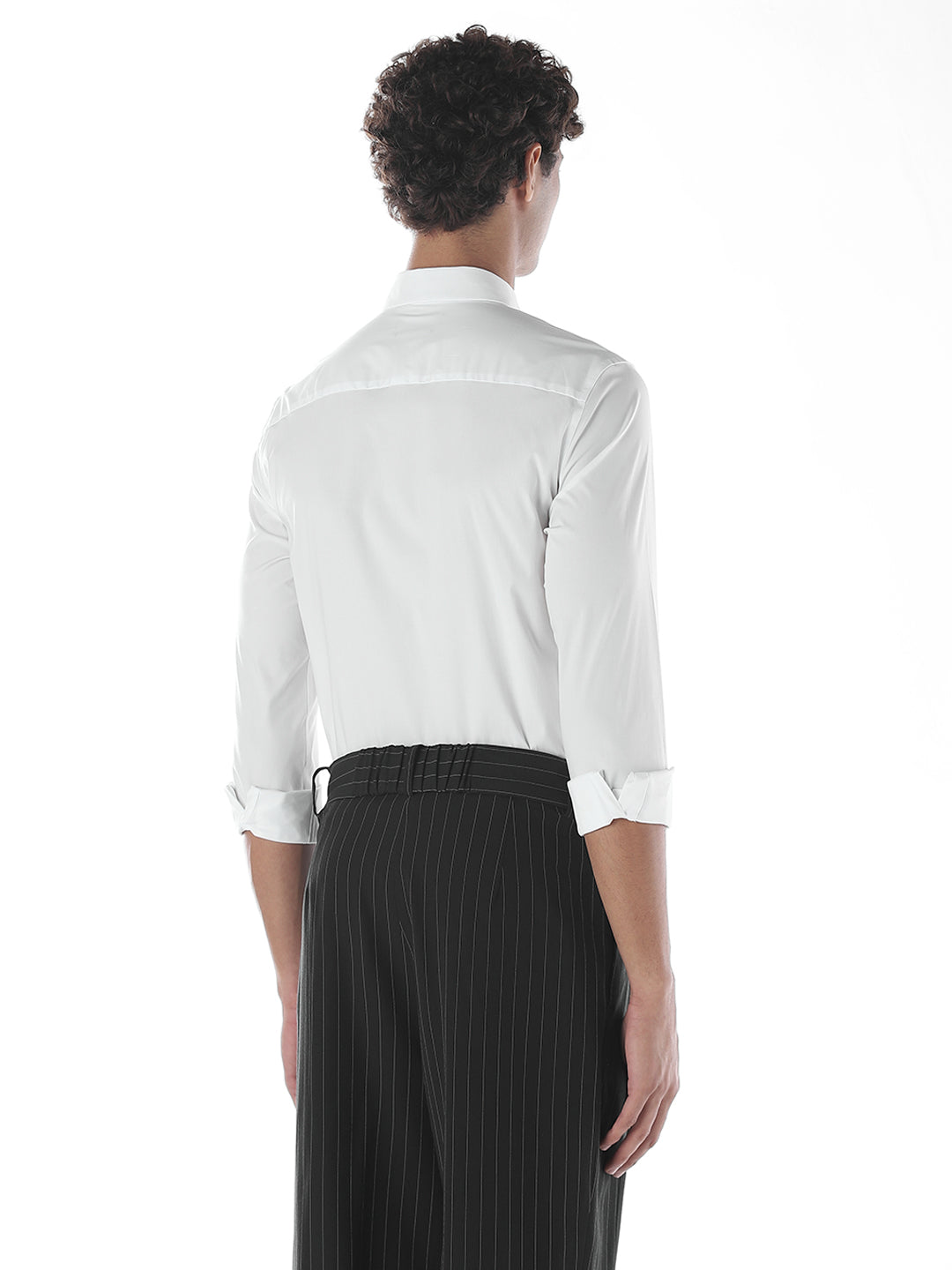 Poplin Stretch Slim Fit Shirt