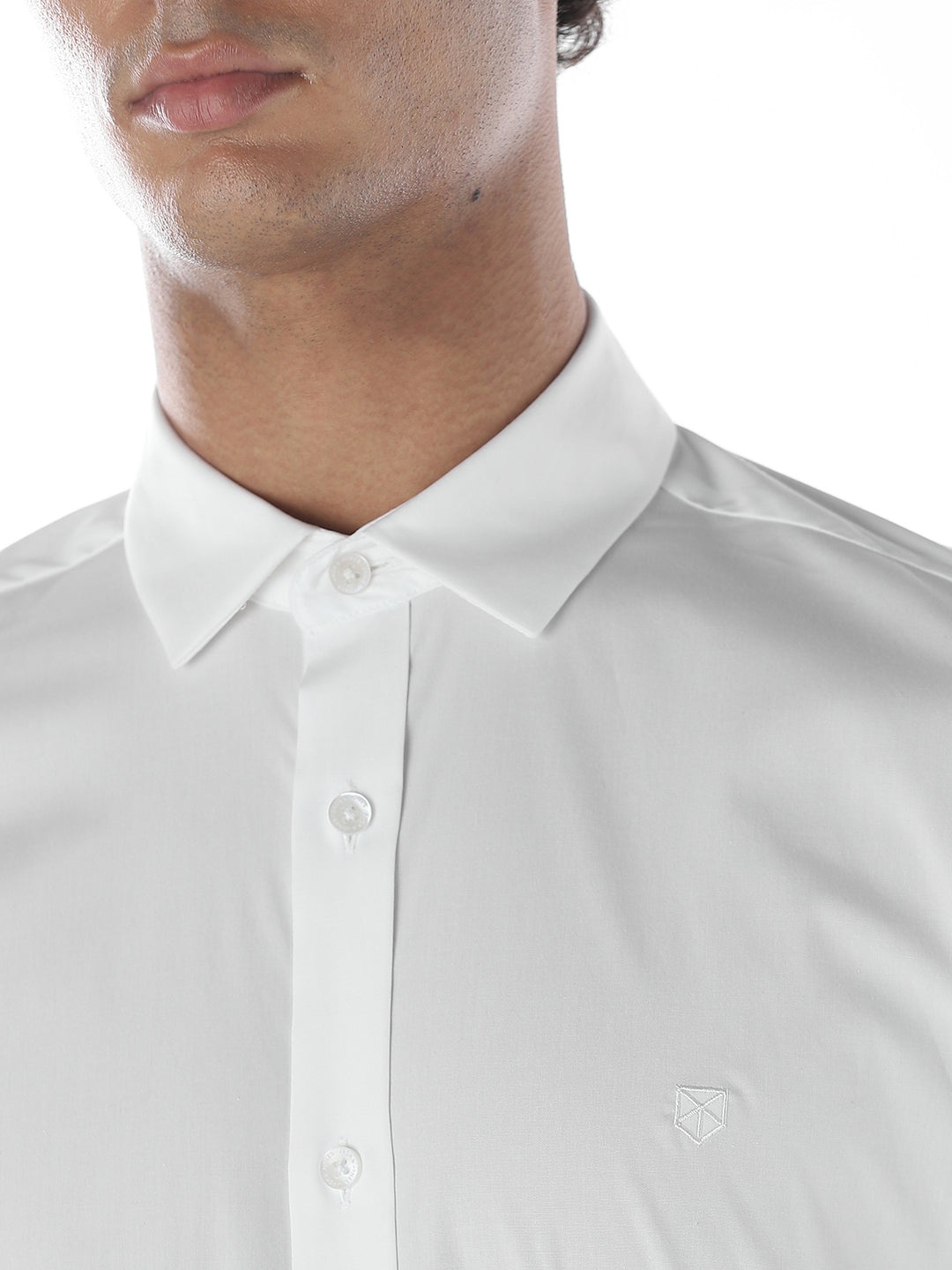 Poplin Stretch Slim Fit Shirt