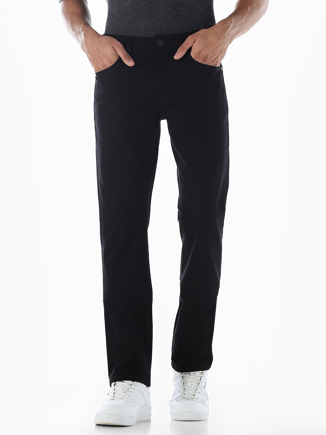 5 Pocket Clark Regular Fit Jeans - Black