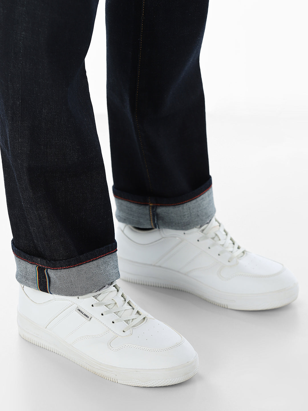 5 Pocket Contrast Stitch Regular Fit Jeans