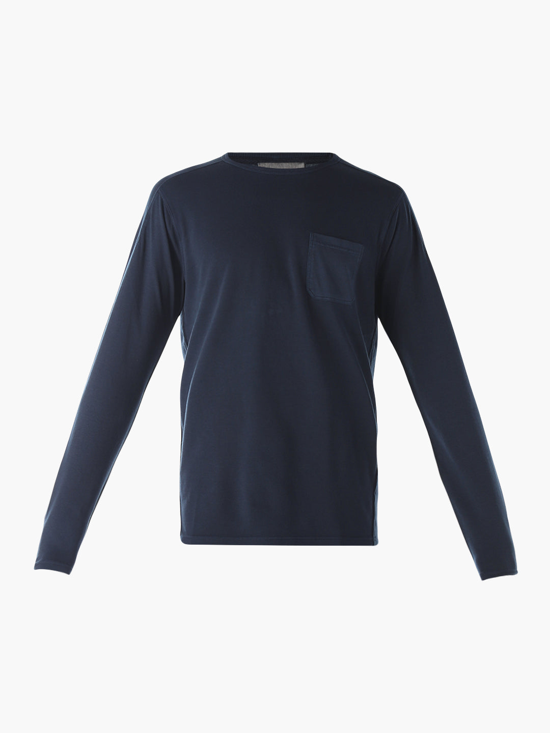 Navy Blue Full Sleeves T-shirt