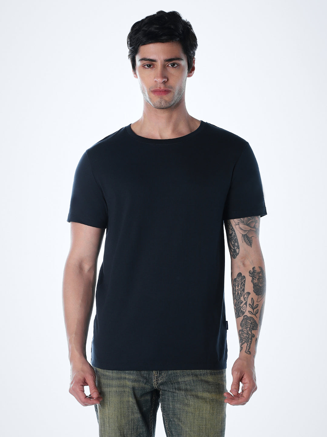 Cotton Crew Neck T-shirt