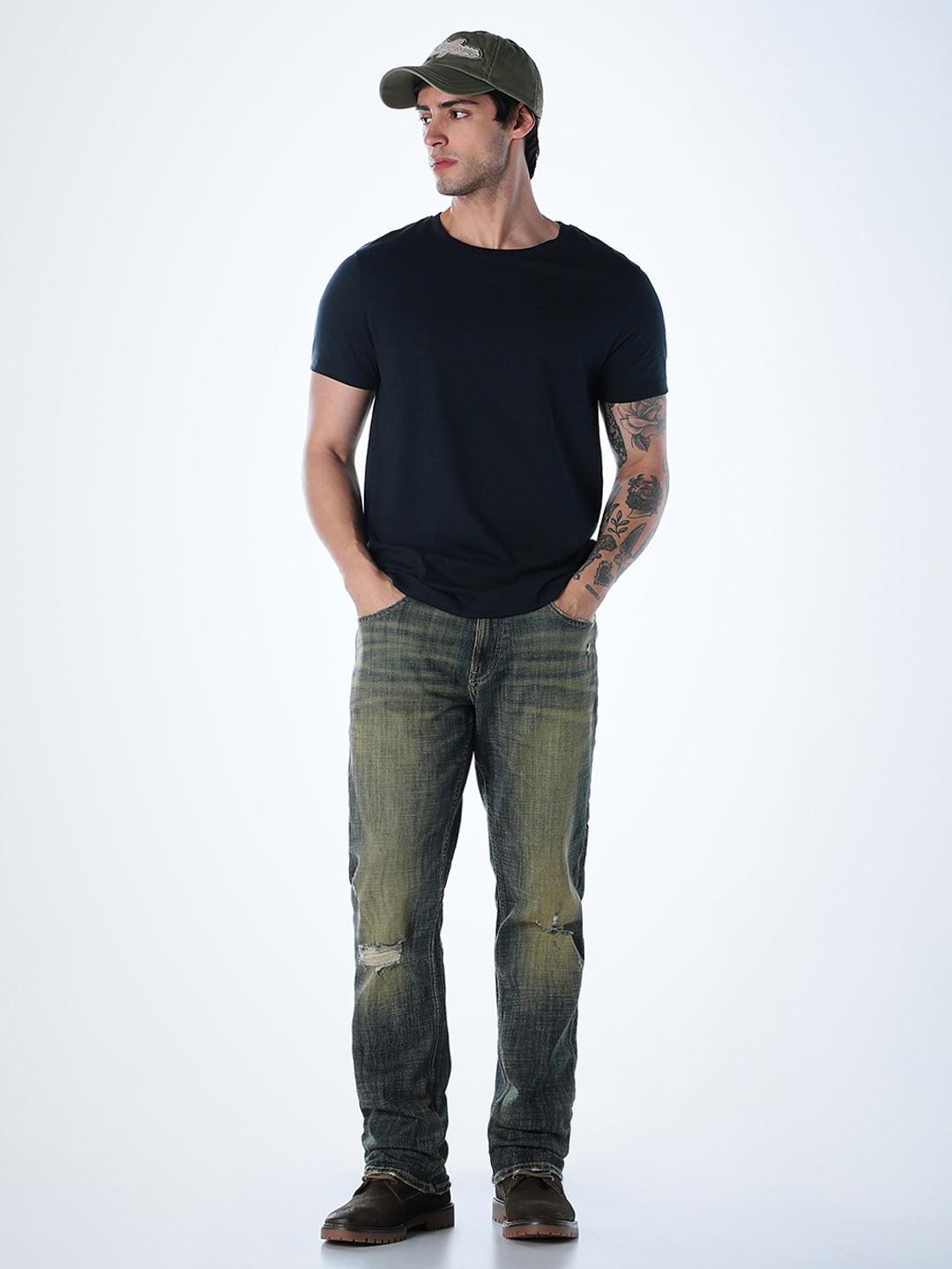 Cotton Crew Neck T-shirt