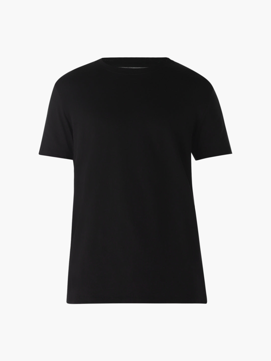 Cotton Regular Fit T-shirt - Black