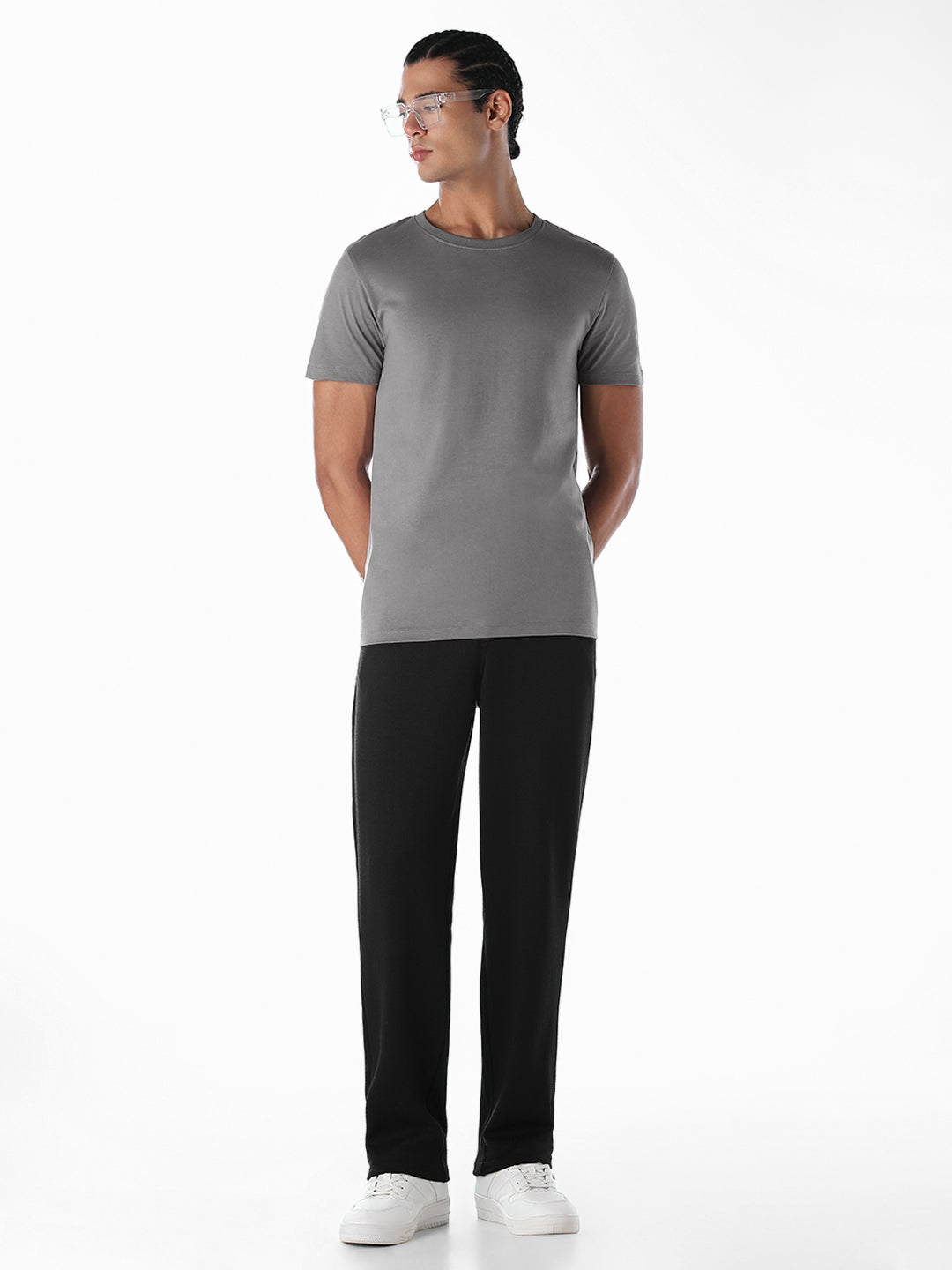 Cotton Regular Fit T-shirt - Grey