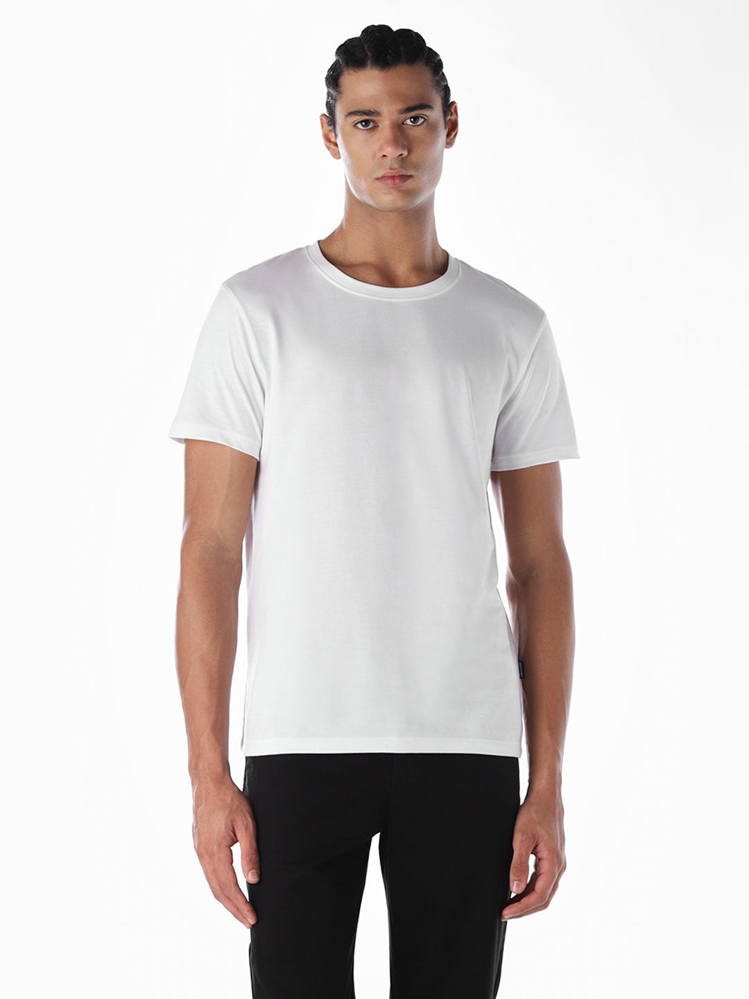 Cotton Regular Fit T-shirt - White