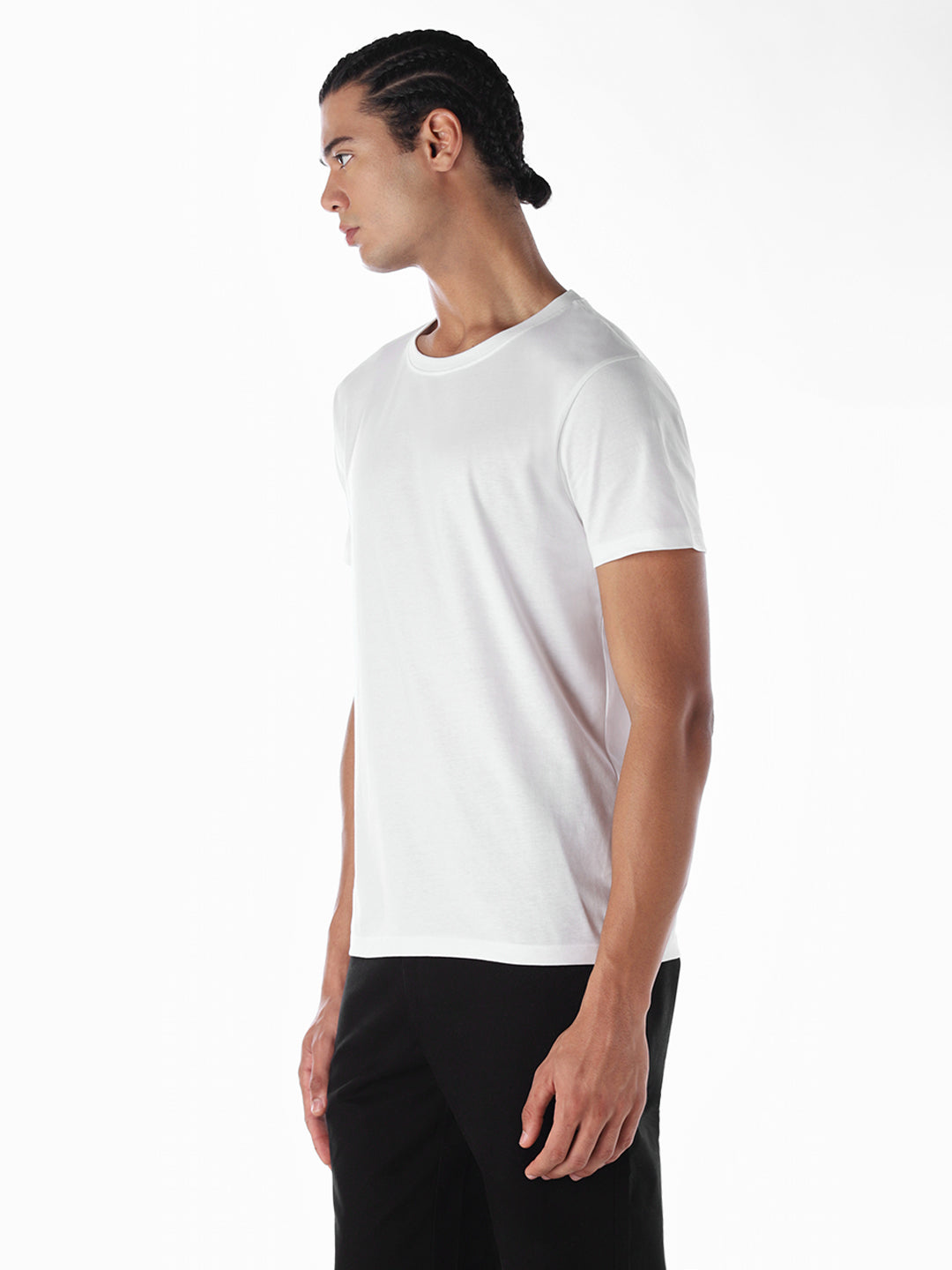 Cotton Regular Fit T-shirt - White
