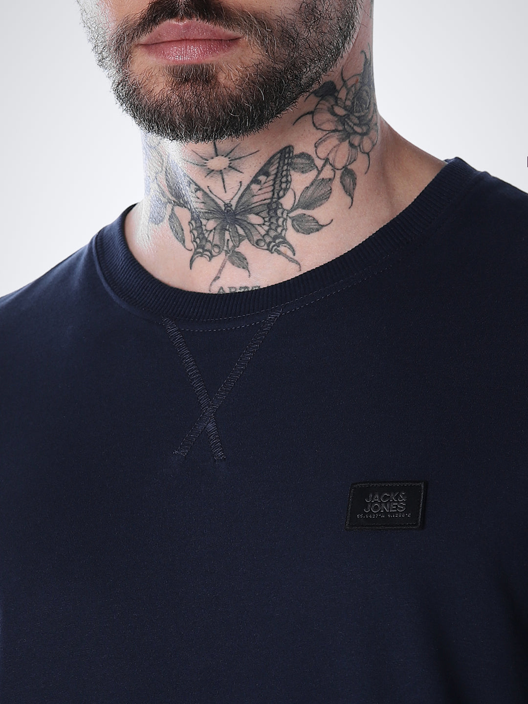 Classic Twill Crew Neck T-shirt - Navy