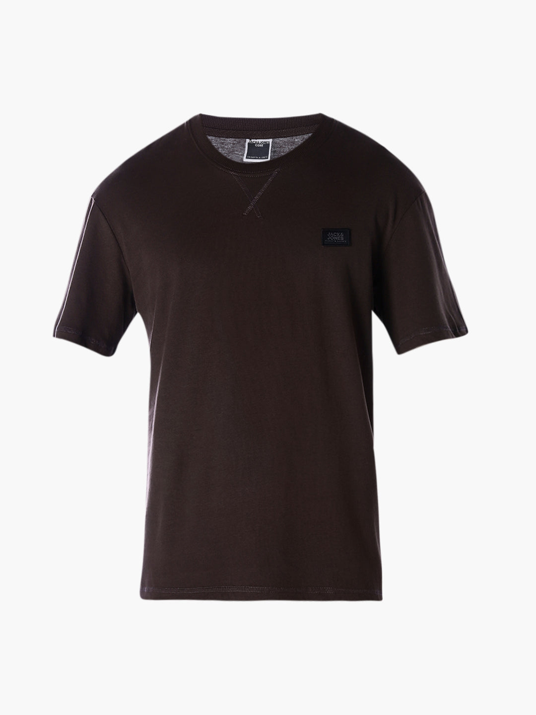 Classic Twill Crew Neck T-shirt - Brown