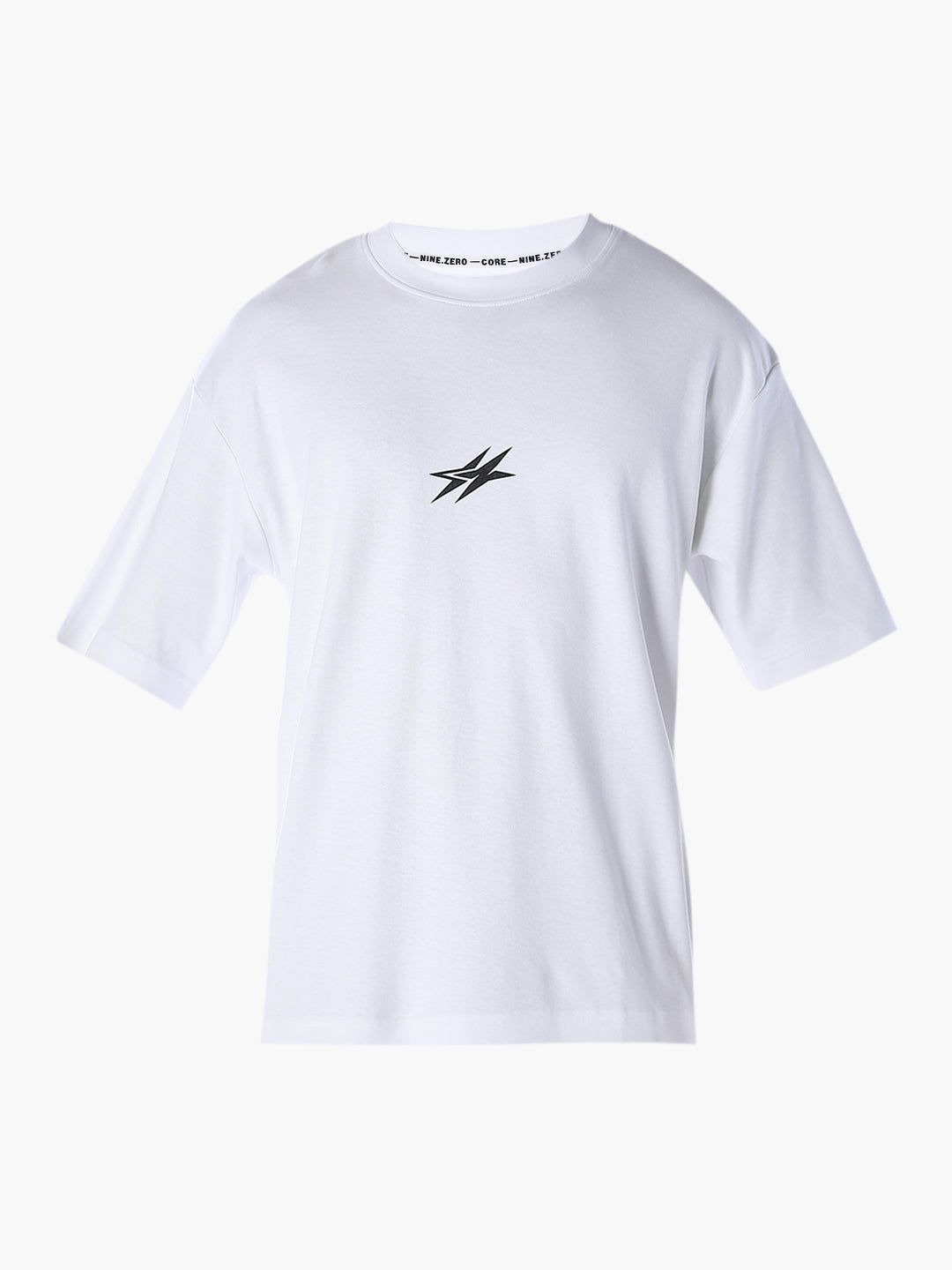 Graphic Print Cotton T-shirt - White