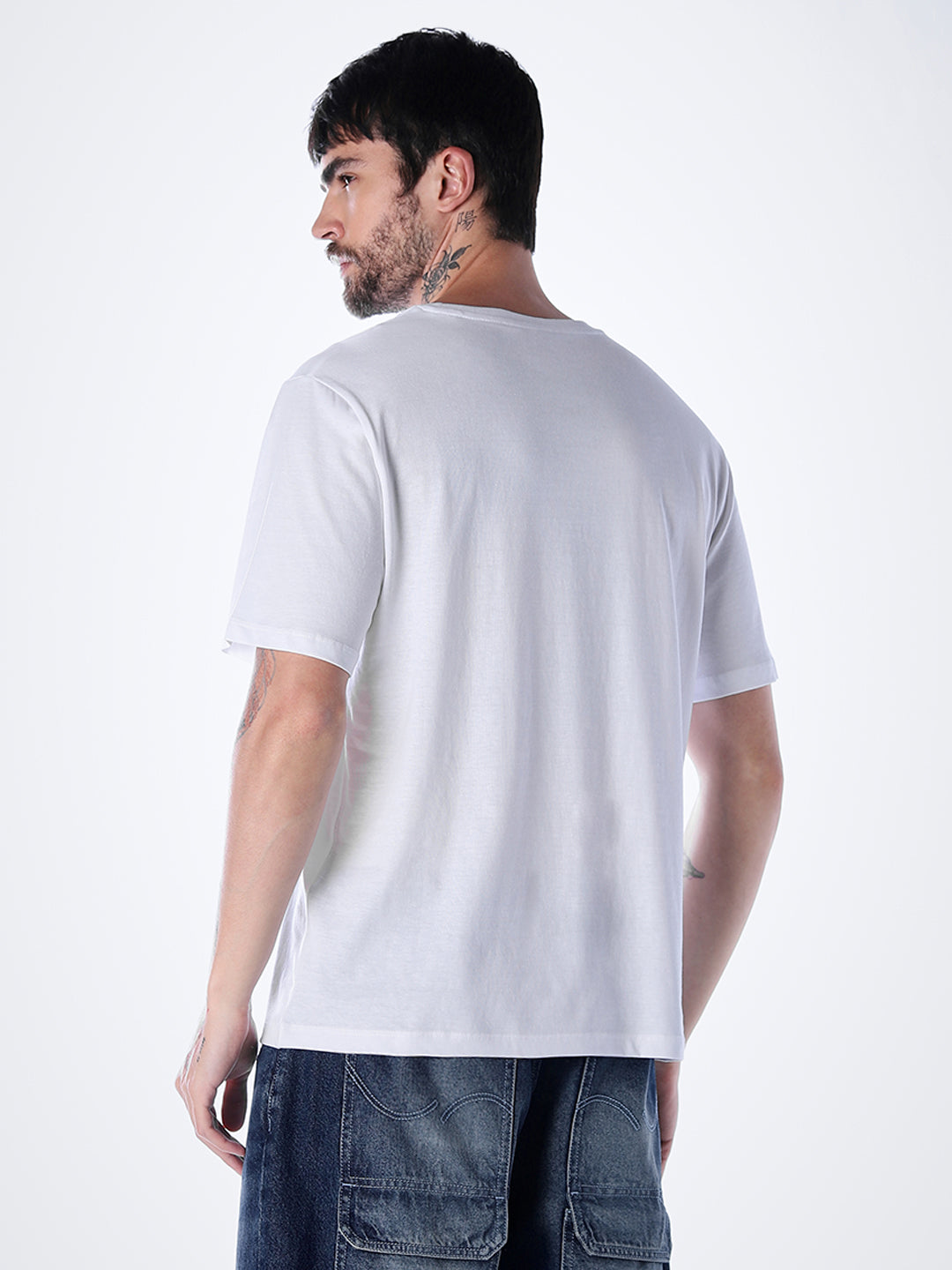 Tropical Logo Print T-shirt - White