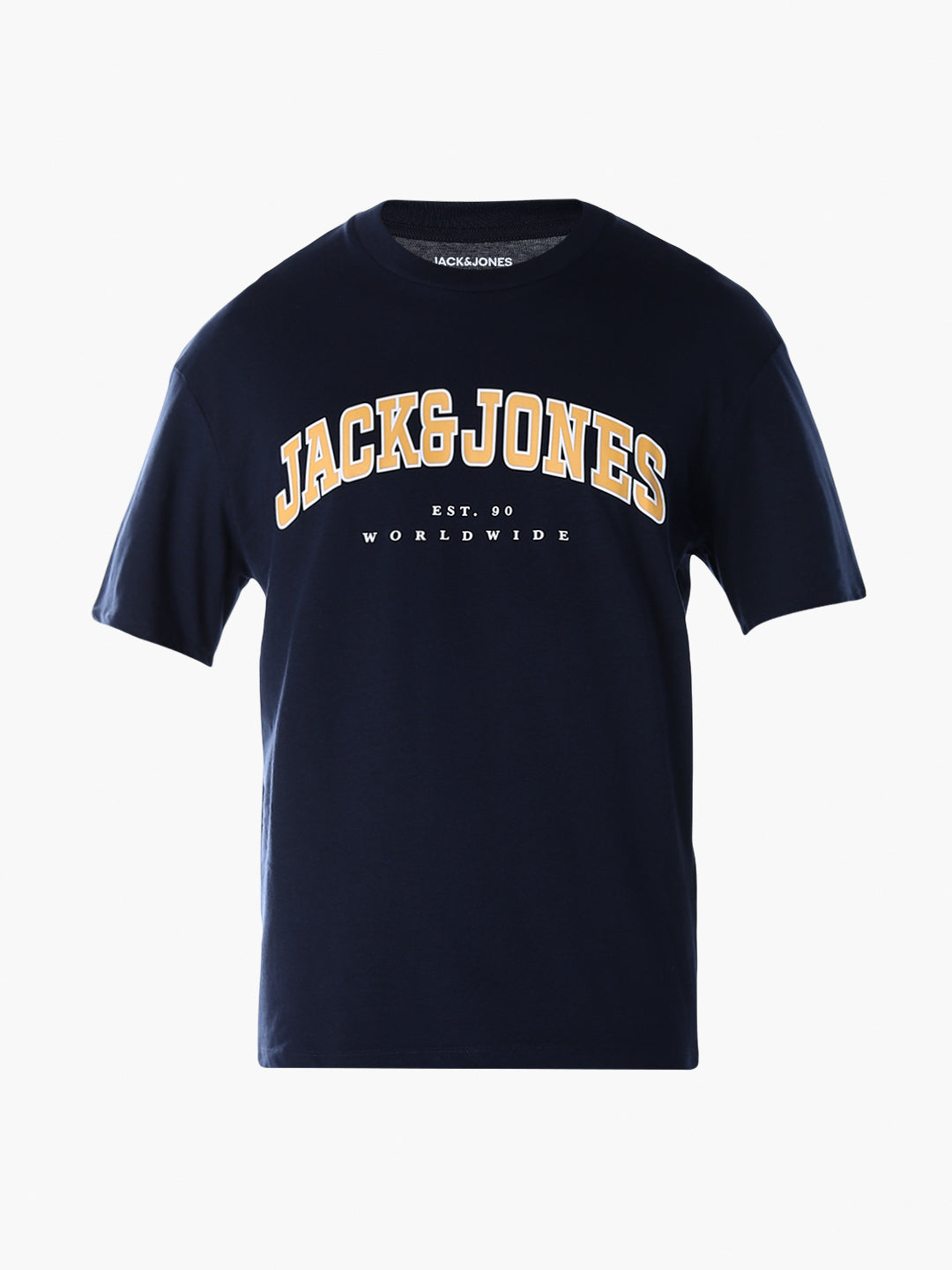 Varsity O-Neck T-shirt - Navy